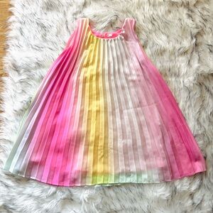 Billieblush Multi-Coloured Rainbow Pleated Dress